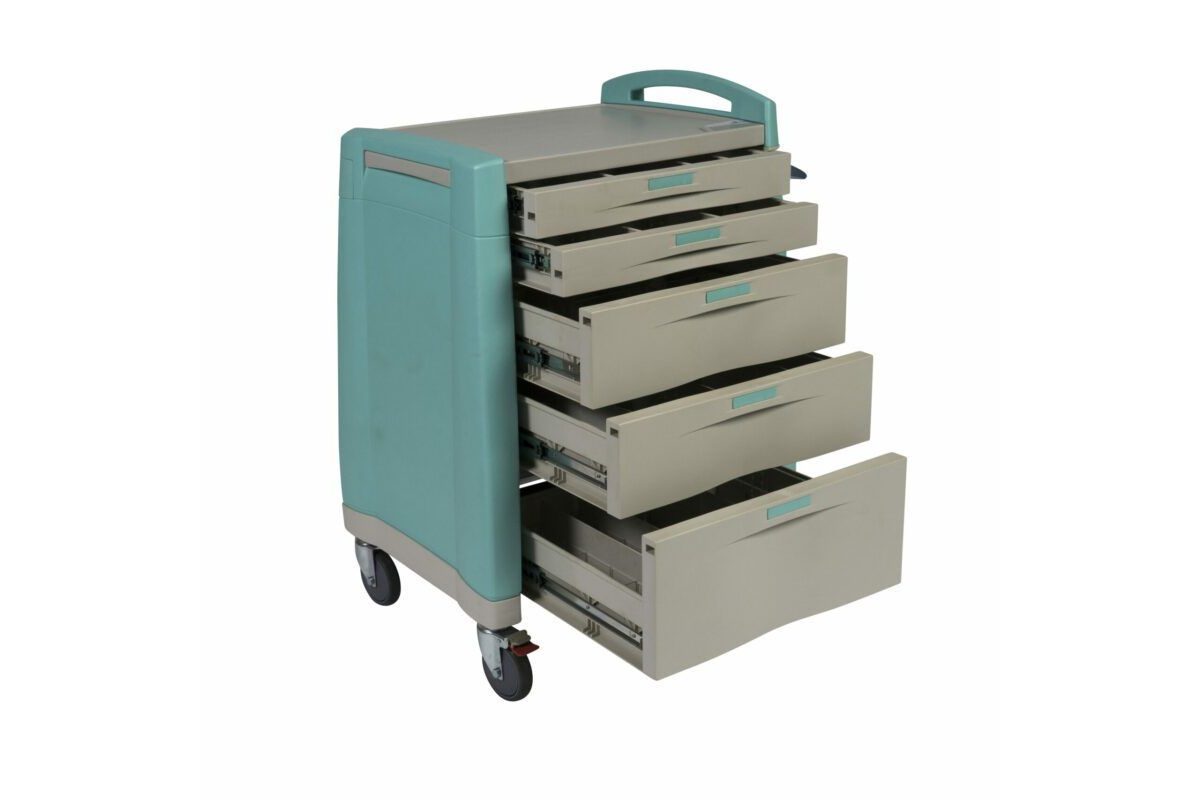 Medication Cart 5 Drawer