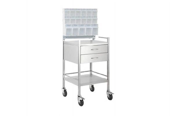Stainless Steel Cannulation Trolleys 
