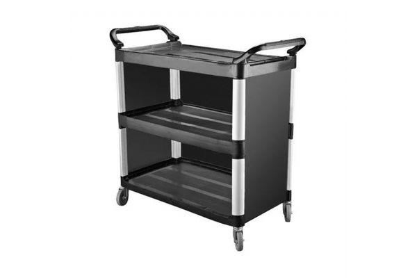Utility Cart - Black - Closed Sides